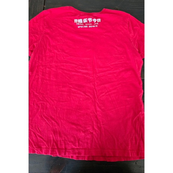 Superdry Graphic Tee‎ Real Super Dry Japan Script Short Sleeve Top UK 16 - Picture 5 of 7